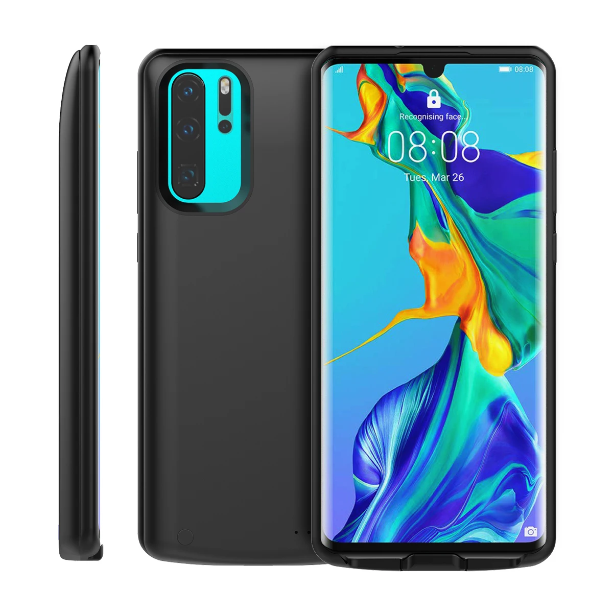 P30 Pro Black 5000 мАч чехол для зарядного устройства для huawei P30 Pro Чехол портативный внешний аккумулятор чехол для зарядки для huawei P30 Pro Чехол для аккумулятора - Цвет: P30 Pro Black