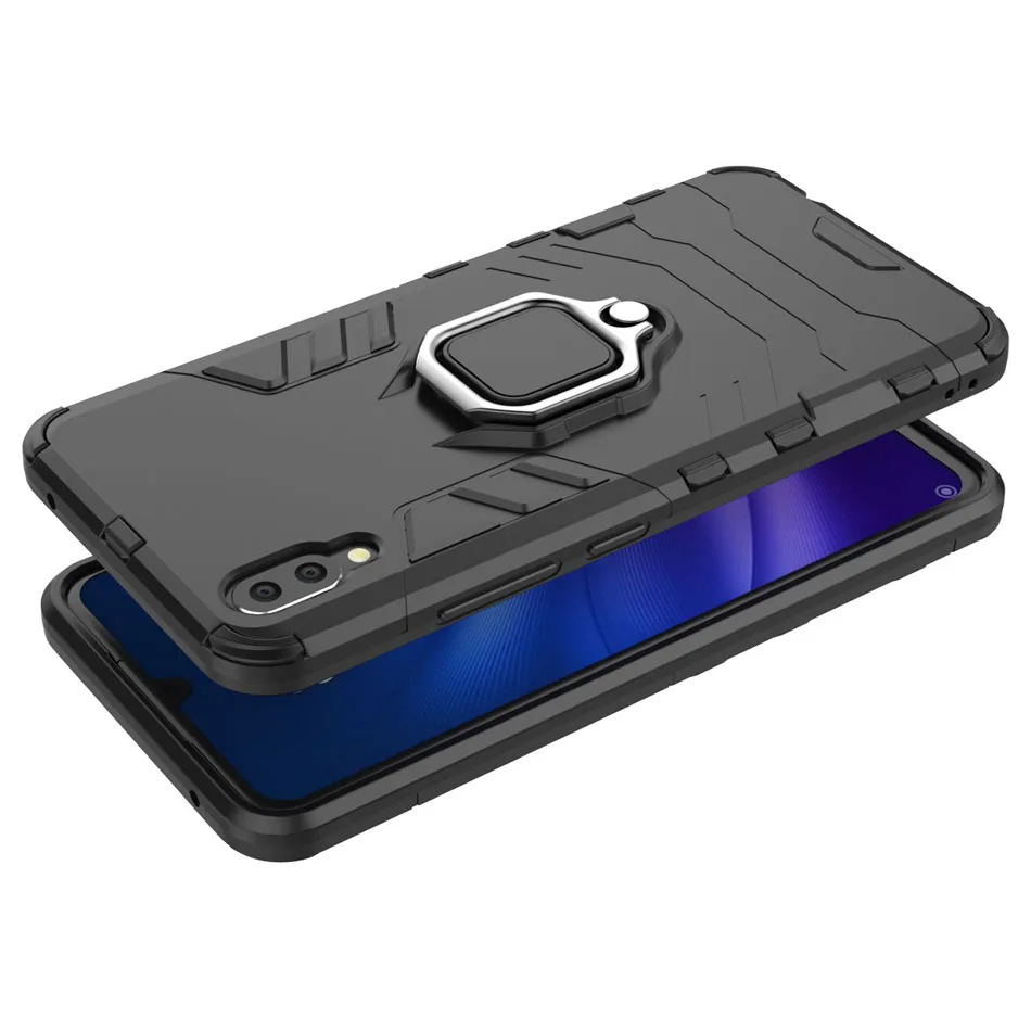 Heavy Duty Armor Case for Huawei Honor 7A 10 8X Note10 V10 Max Metal Ring Buckle Back Cover Note PC&ampTPU | Мобильные телефоны и