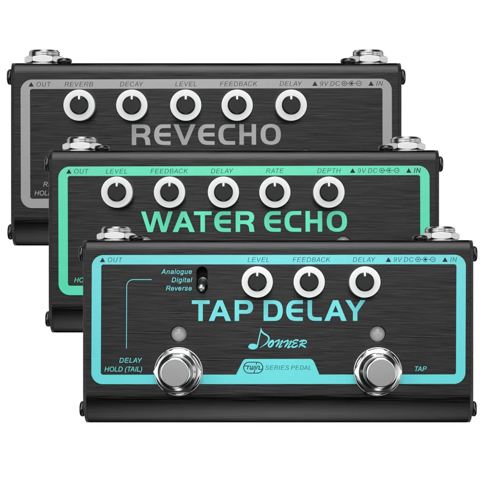 Donner гитарная педаль мульти эффект педали выбранная задержка реверберации хора
