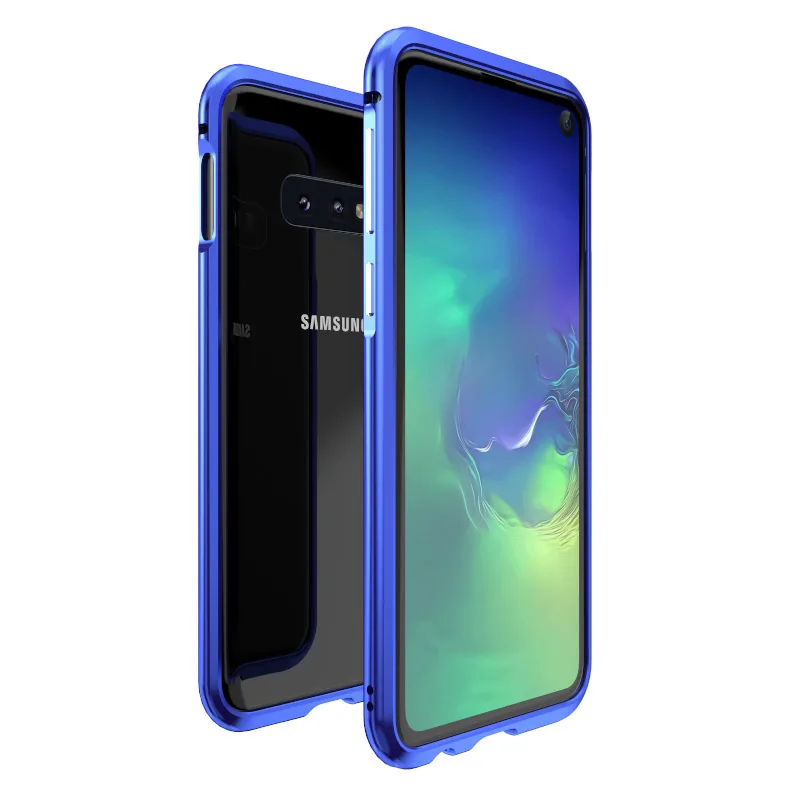 Роскошный металлический алюминиевый чехол-бампер для samsung Galaxy S10 Lite s10e, чехол для samsung S10 Lite, противоударный чехол s Coque - Цвет: blue