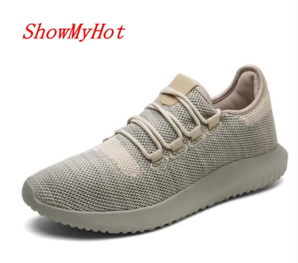 ShowMyHot мужские кроссовки Hombres zapatos повседневная мягкая обувь для взрослых дышащая