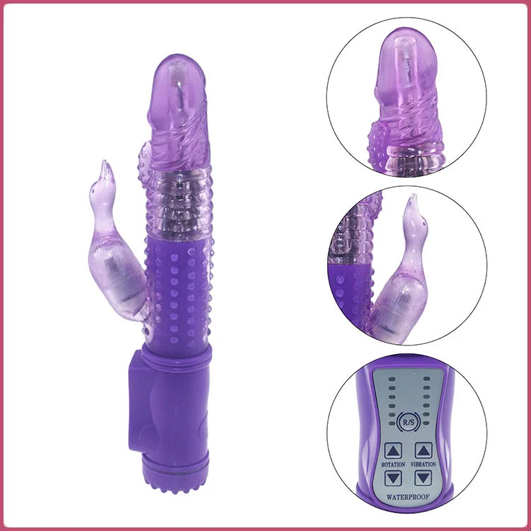 Vibrator Sex Toy For Women 12 Speed Jack Rabbit G-Spot Vibration Rotation Waterproof Vibrating Juguetes Products | Красота и здоровье