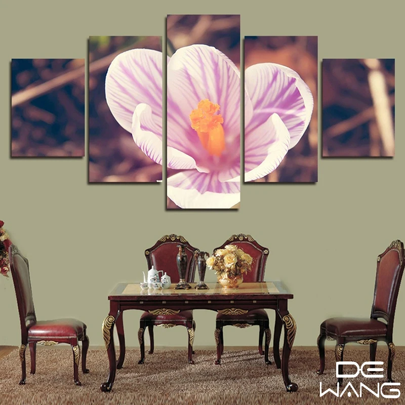5 Панель изображение Книги по искусству стены Краски холст ing цветок печати