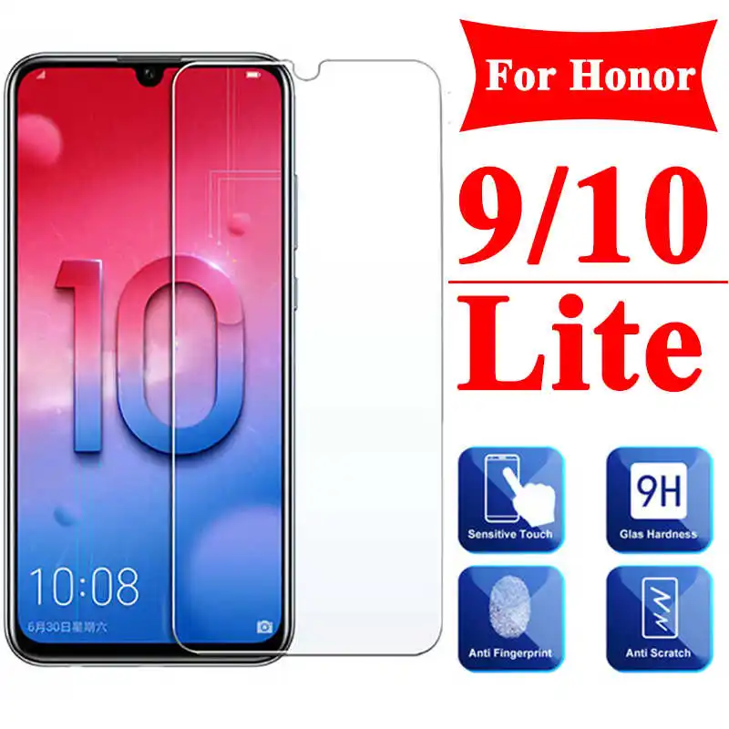 Закаленное защитное стекло для Honor 10 Защитная пленка экрана Huawei 9 8 7 Lite Xonor Honer 8x 7x 6x