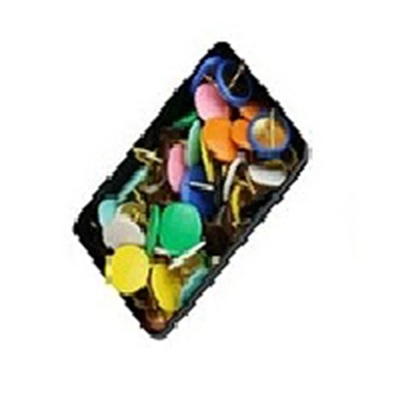 Маленькие конфеты цвет 50 шт./компл. новые офисные Thumbtacks PushPins пластиковый заколка офисные школьные принадлежности стенные гвозди фото стена