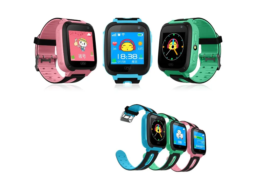 S4 GPS AGPS LBS позиционирование светодиодный фонарик сенсорный экран Детские Смарт