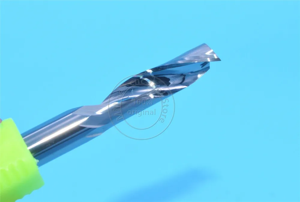 1PCS-cnc карбид вольфрама фреза, 1 Флейта алюминиевые композитные панели концевая фреза, алюминиевый сплав, медный сплав Гравировальный Бит