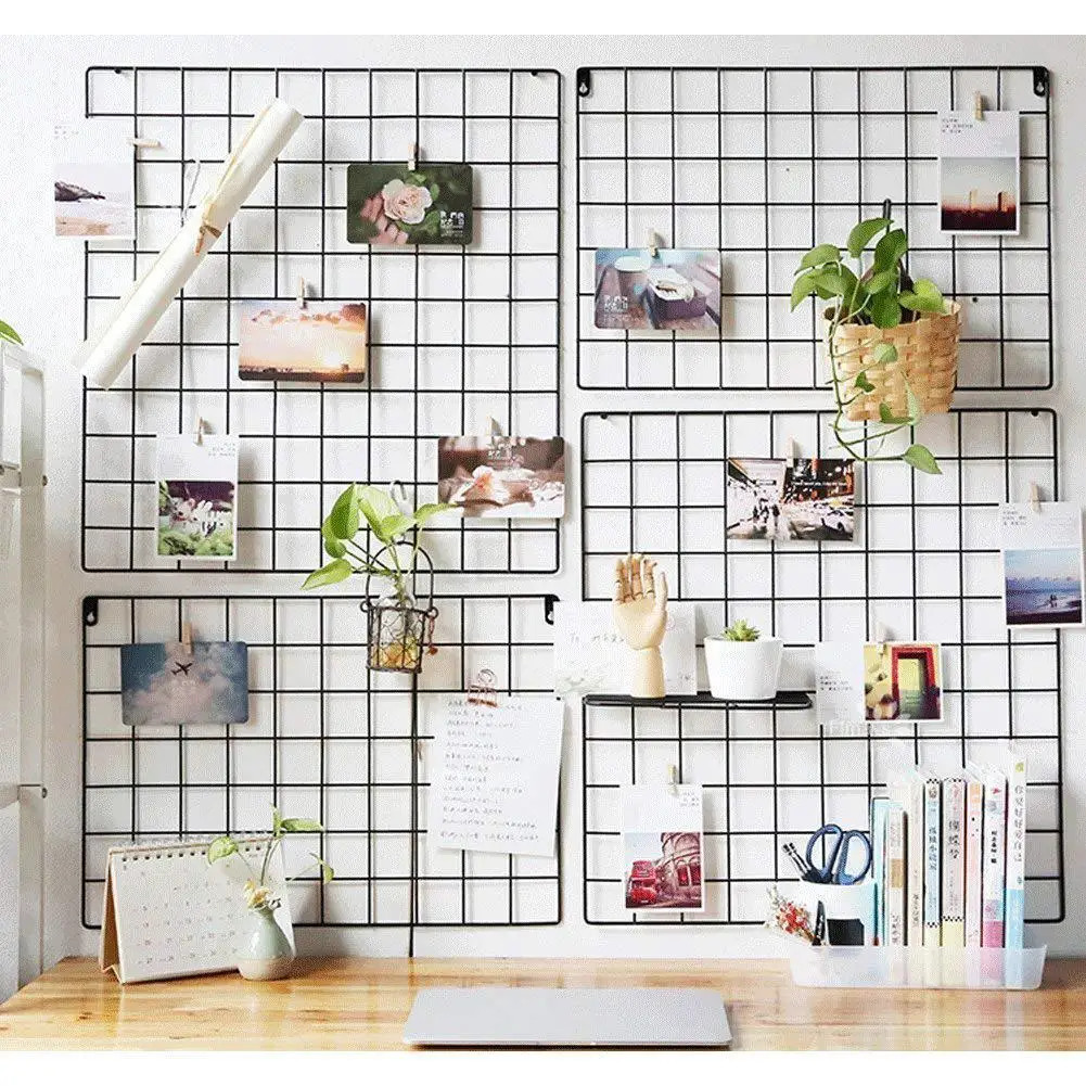 DIY Сетка фото стены многофункциональный настенный Ins сетки Дисплей Панель Wall Art