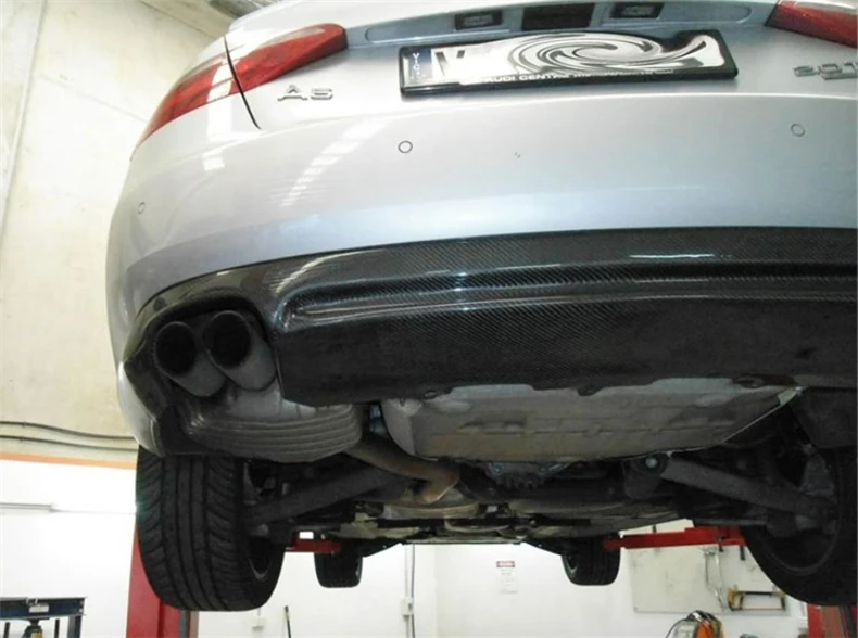 Для Audi A5 S5 Sportback 2008- углеродное волокно задний спойлер высокое качество автомобильный бампер диффузор авто аксессуары