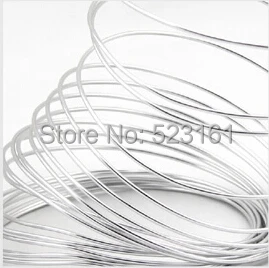 1 мм Позолоченная серебряная алюминиевая проволочная катушка для ювелирных