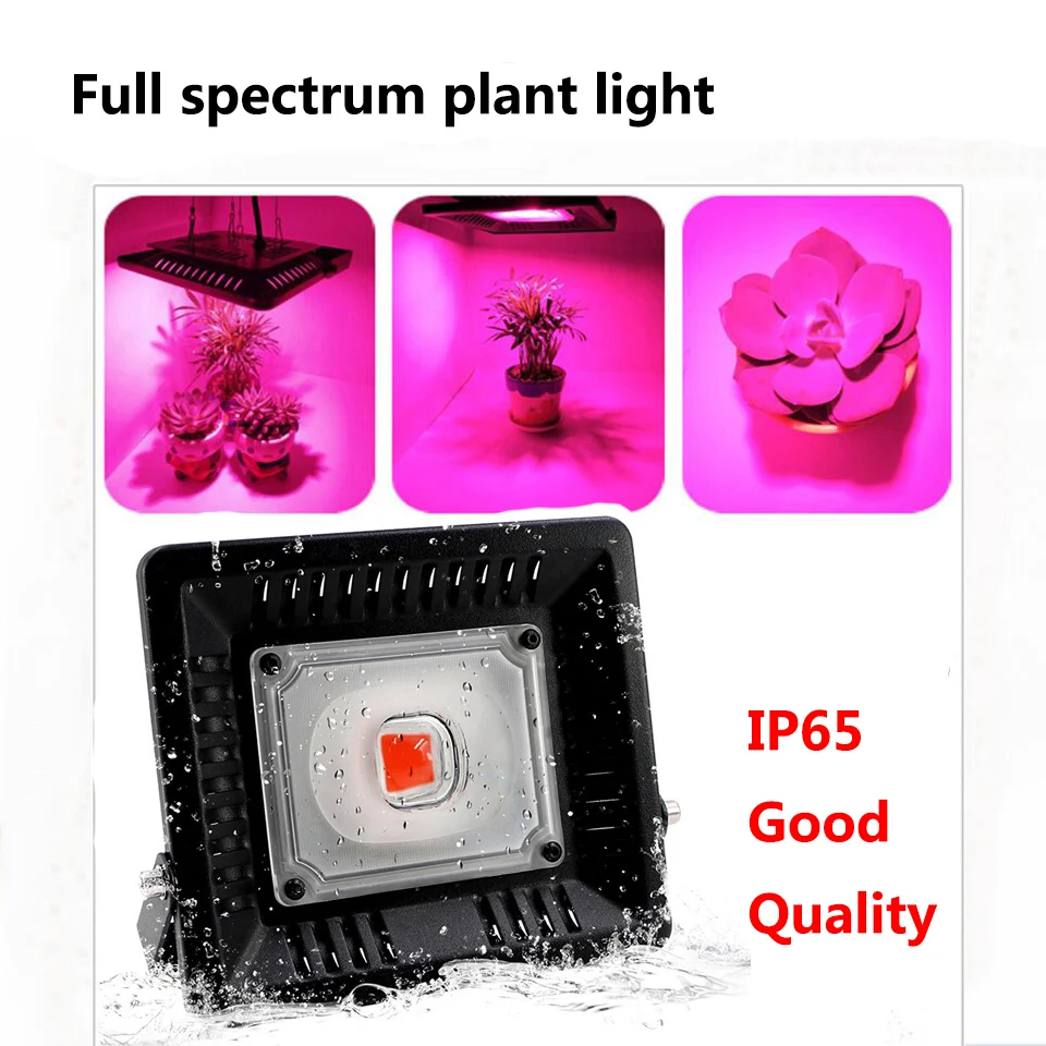 50 Вт 100 COB Led Grow Light полный спектр LED Lamp для растительного цветка Крытый Открытый