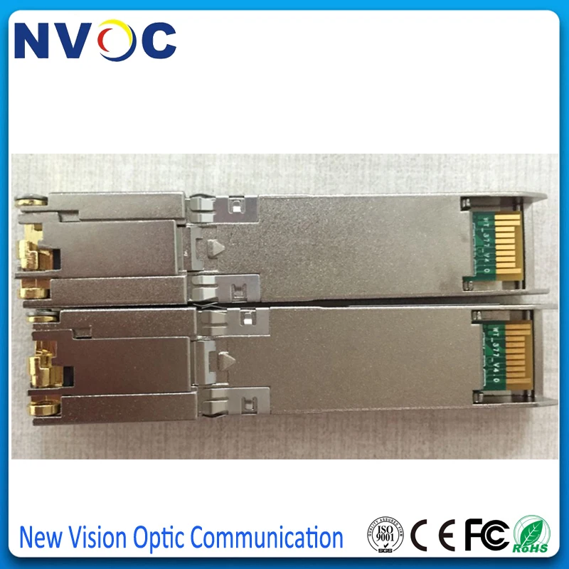 2 шт./лот SFP-10G-T гигабитный Ethernet 30 м 10GBASE-T 10G SFP приемопередатчик медь RJ45 | Мобильные