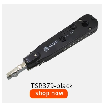 TISRIC Krone сетевой Кабельный тестер RJ45 щипцы RJ11 Кабельный трекер телекоммуникационный телефонный провод инструмент Профессиональный сетевой комплект