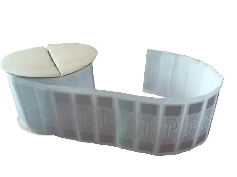 1000 шт/рулон UHF RFID тег ISO 18000 6C 915 МГц AZ 9662 H3 чип пассивная rfid метка стикер Размер