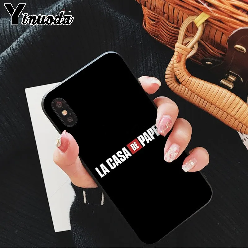 Yinuoda La Casa de papel Customer High Quality Phone Case for Apple iPhone 8 7 6 6S Plus X XS MAX 5 5S SE XR Mobile Cases | Мобильные