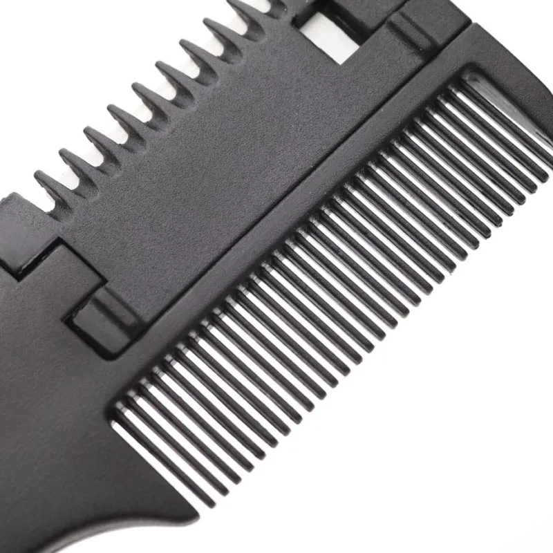 

Hair Comb Razor Double Side Plastic Handle Salon Cutting Thinning DIY Hair Styling Trimmer Hairbrush 669