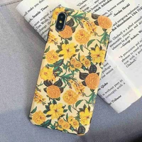 tpu phone case cute soft cover for iphone xr xs x xs max 7 plus 8 plus cases for iphone 6s plus case vintage pattern phone cover