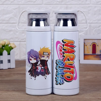 OUSSIRRO Наруто термос Uzumaki Наруто с крышкой Хатаке Какаши термос Uchiha itachi кружки чашка подарок - Цвет: Q