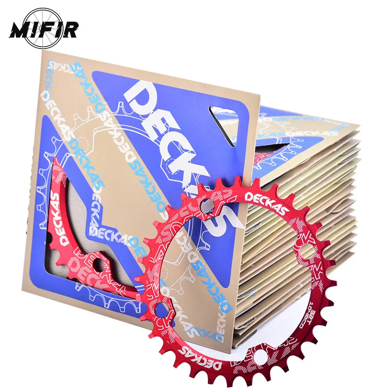 Deckas 32/34/36/38 T подходит 9/10/11 S горный передняя Звездочка для велосипеда Алюминий Bcd104