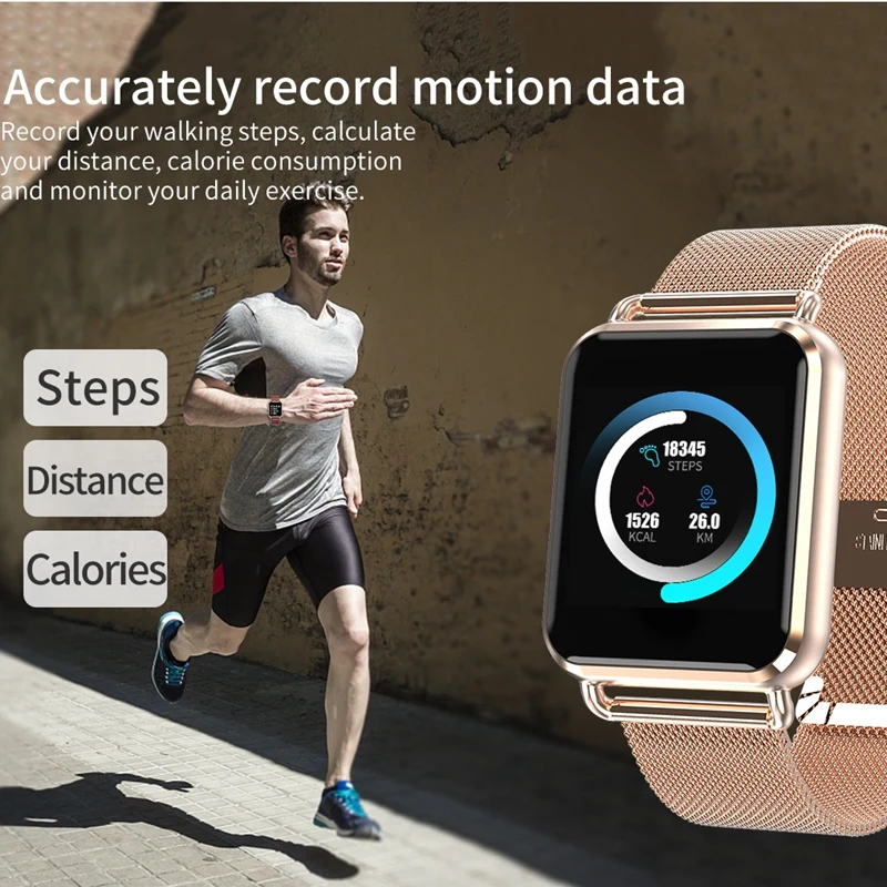 Q3 Смарт-часы android динамическое кровяное Кислородное давление сердечный ритм сон