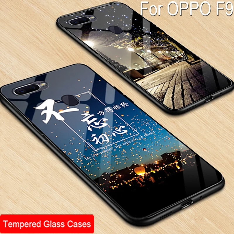 Задняя крышка OPPOF9 с рисунками из мультфильмов для OPPO F9 f9 силиконовый чехол рамкой