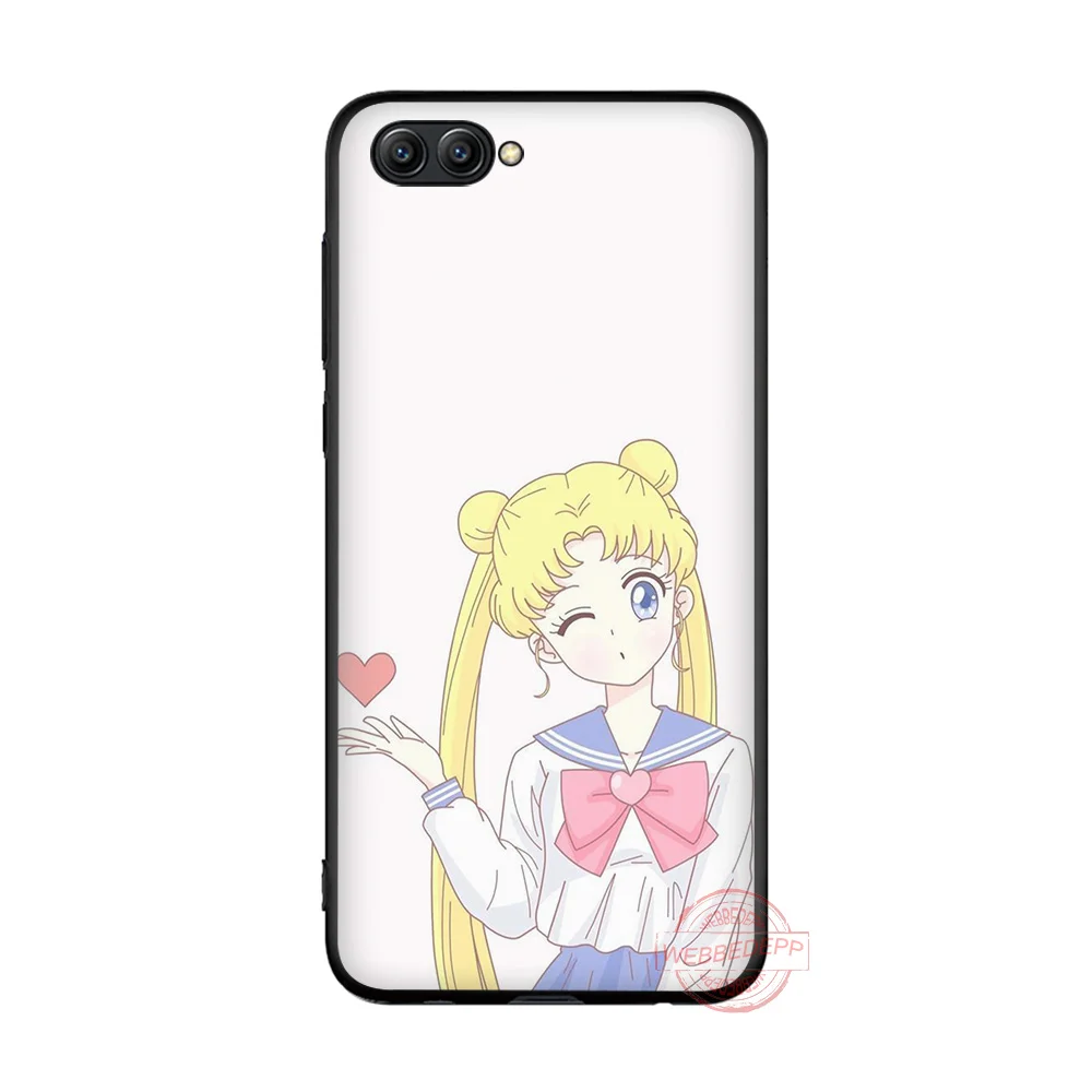 WEBBEDEPP Anime Sailor Moon TPU phone case for Honor 6A 7A 2GB/3GB Pro 7C 7X 8X 8C 9 10 Note10 8 Lite |