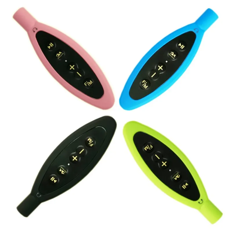 Многоцветный портативный IPX8 водонепроницаемый MP3-плеер с зажимом FM для плавания