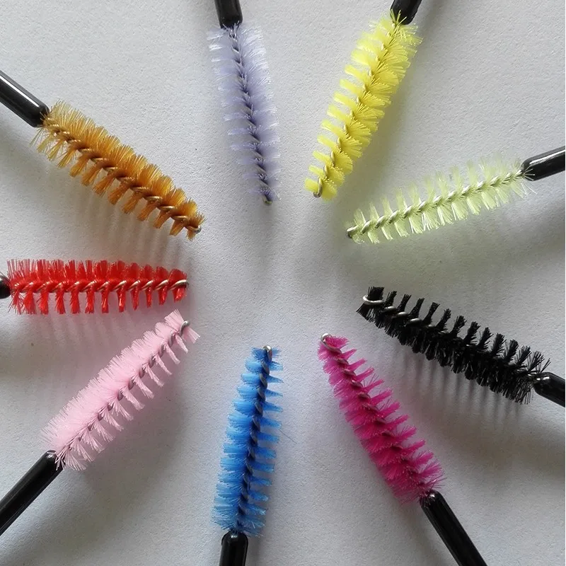 Одноразовые щеточки с тушью для ресниц 50 шт. аппликатор шпули косметические