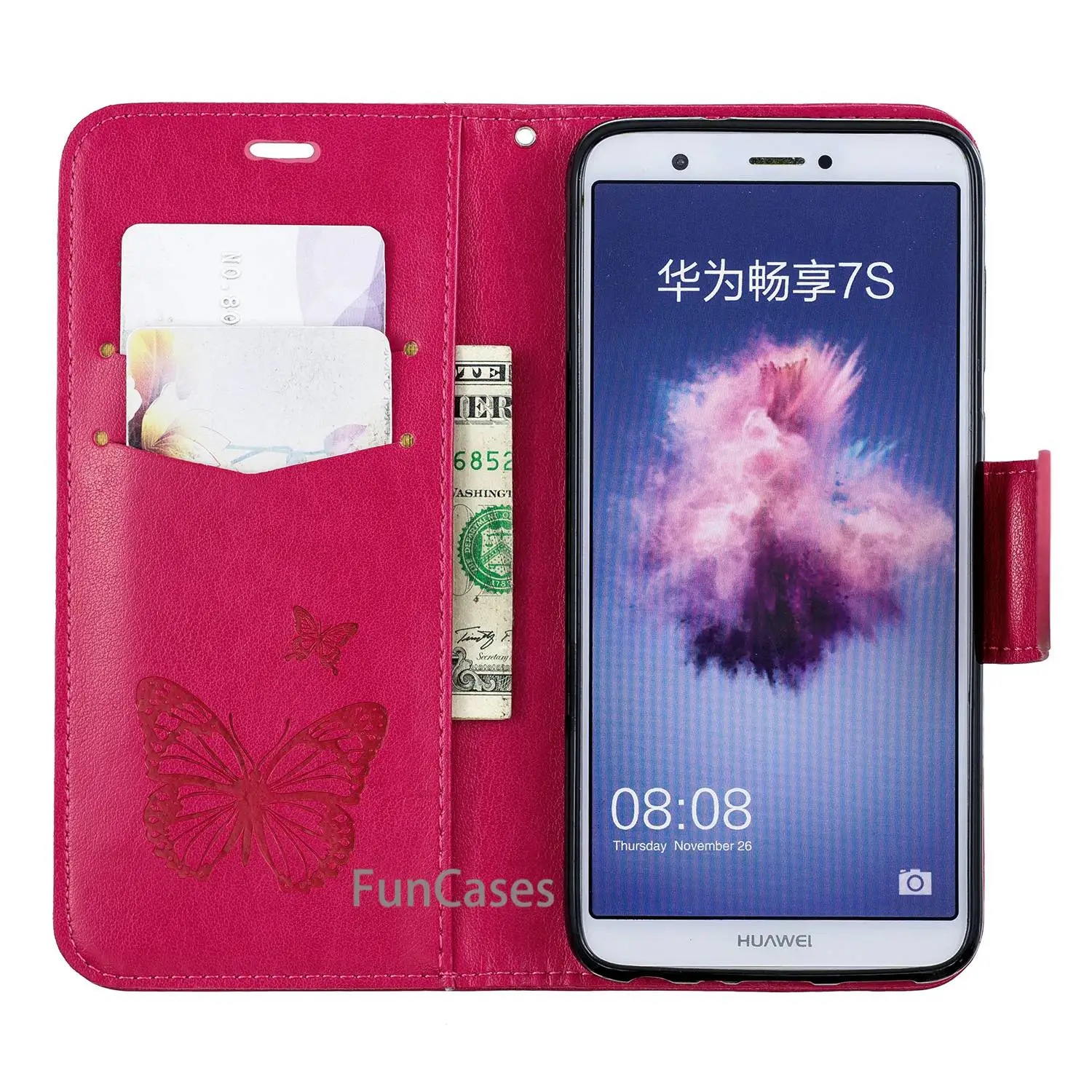 Для huawei P умный кожаный чехол для Coque Smart Cover классический стиль сплошной цвет флип