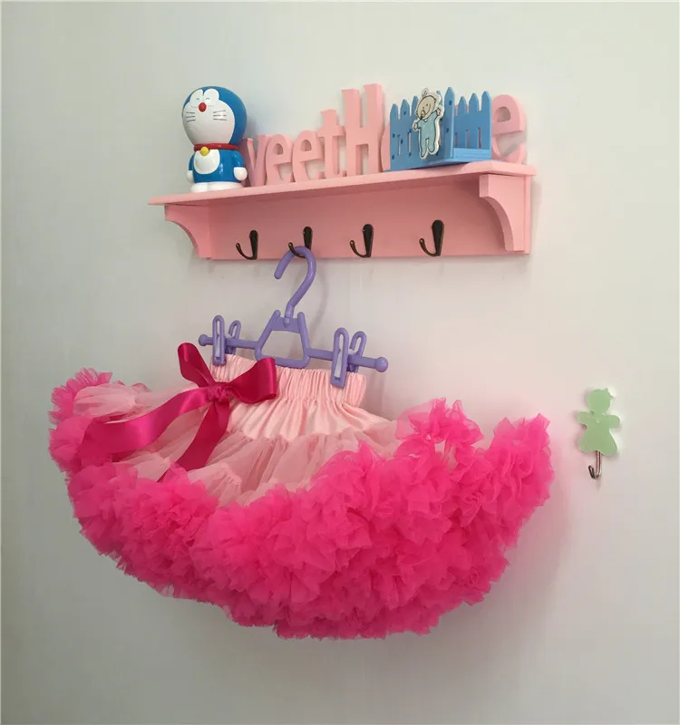 Винтажная розовая юбка американка для маленьких девочек пачка ярко