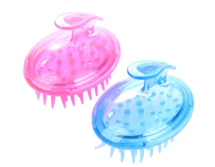 Силиконовый массажер для головы волос Массажная щетка кожи очищающая щеточка