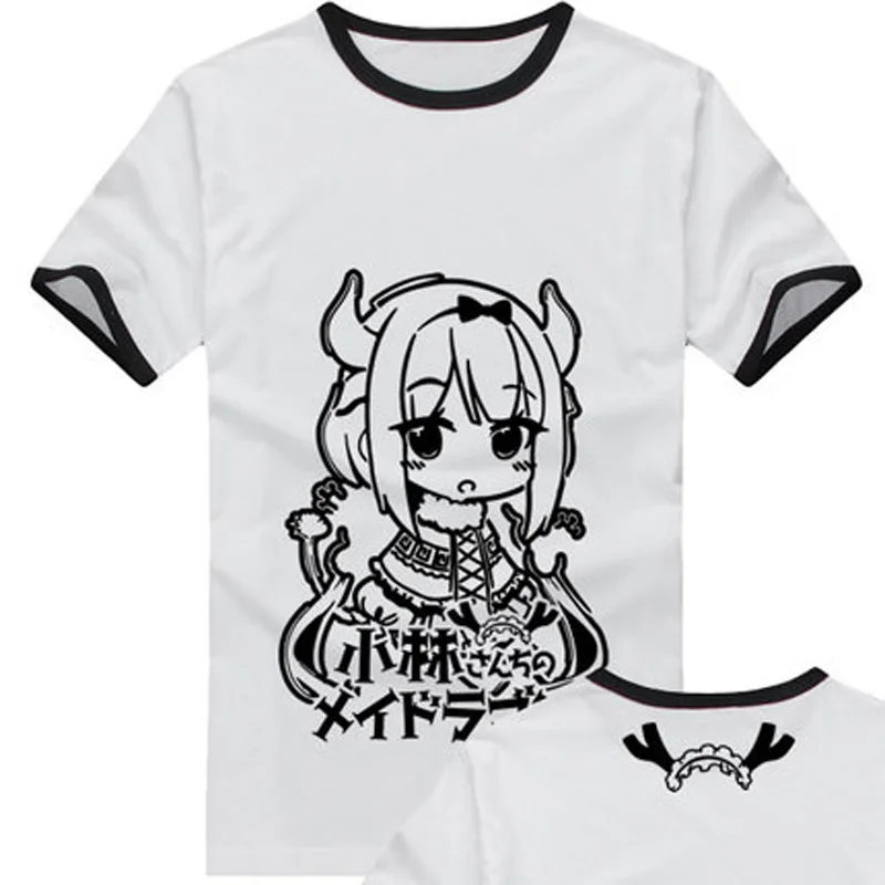 Футболка Kobayashi-san Chi без горничной дракон Kanna топы для косплея футболки аниме