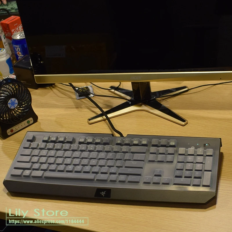 clear Для razer Blackwidow Ultimate Stealth механический водонепроницаемый и пылезащитный прозрачный защитный чехол для клавиатуры - Цвет: clear