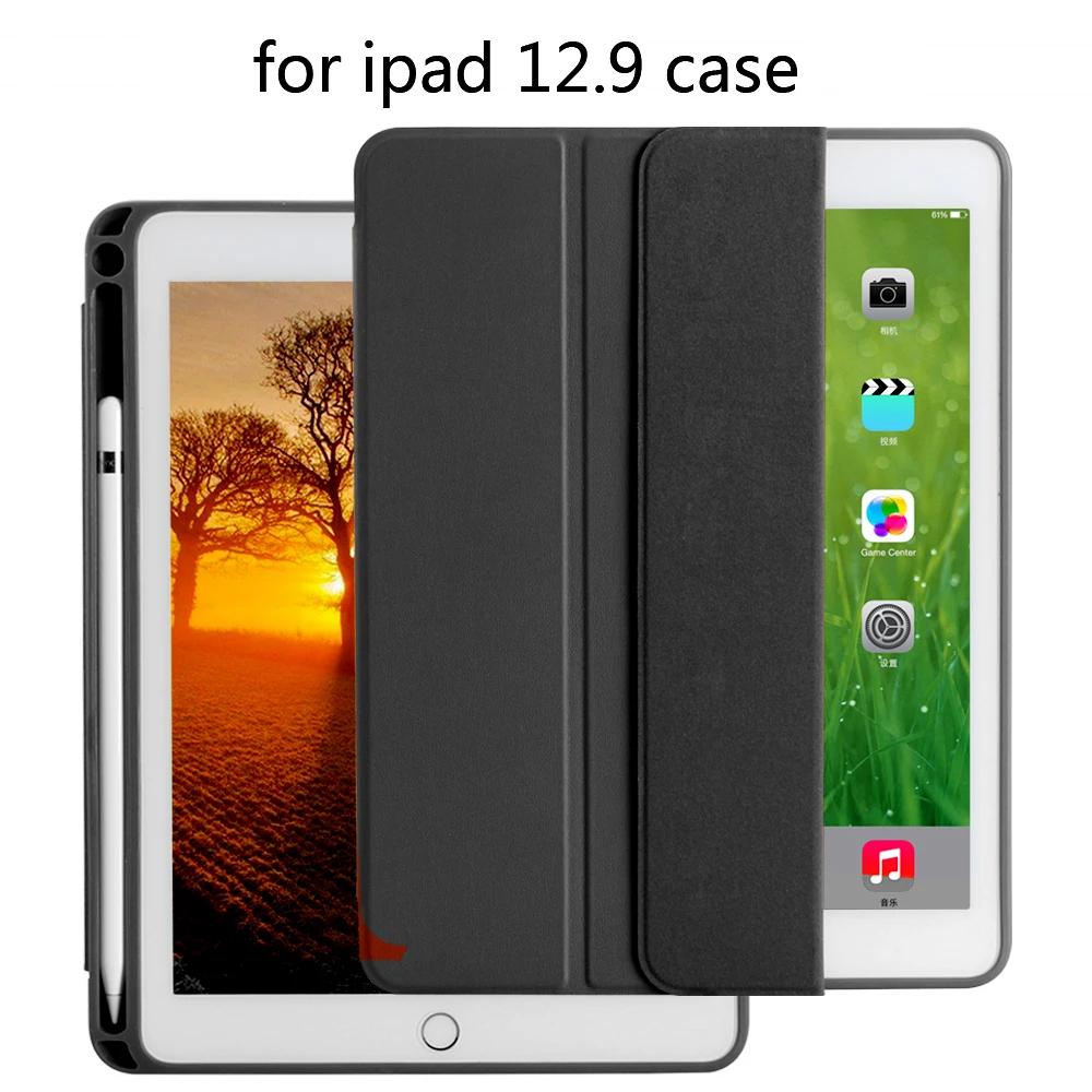 Высококачественный мягкий чехол из ТПУ и силикона Чехол для iPad Pro 12 9 2017 сумочка со