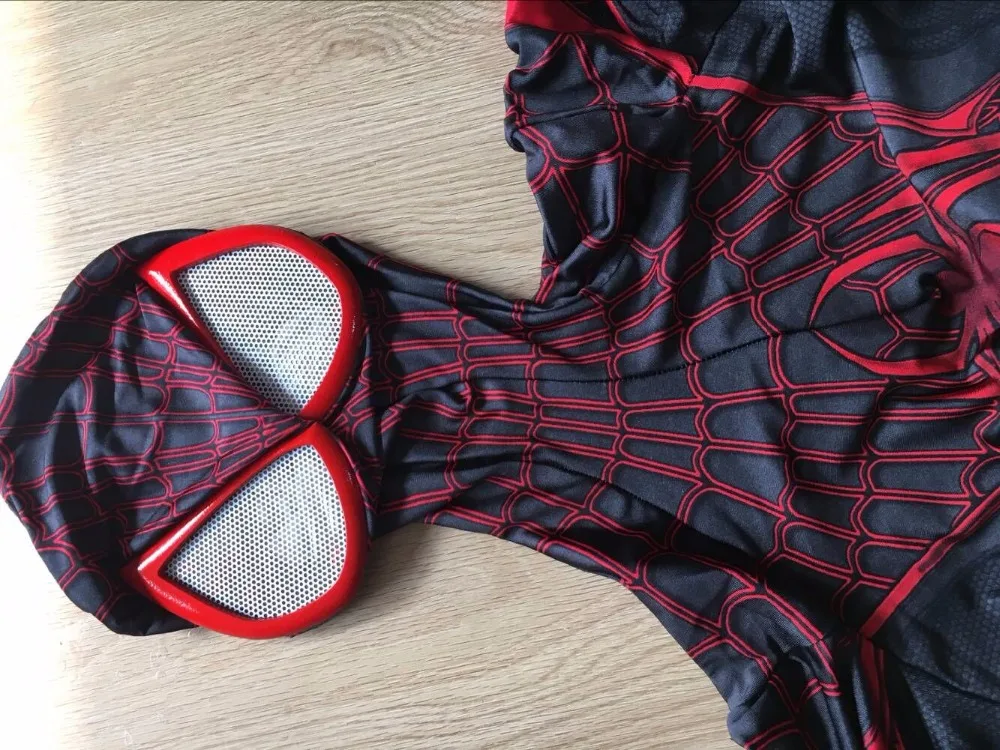 Костюм Человека паука с 3D принтом из спандекса для косплея на Хэллоуин 2018|spiderman