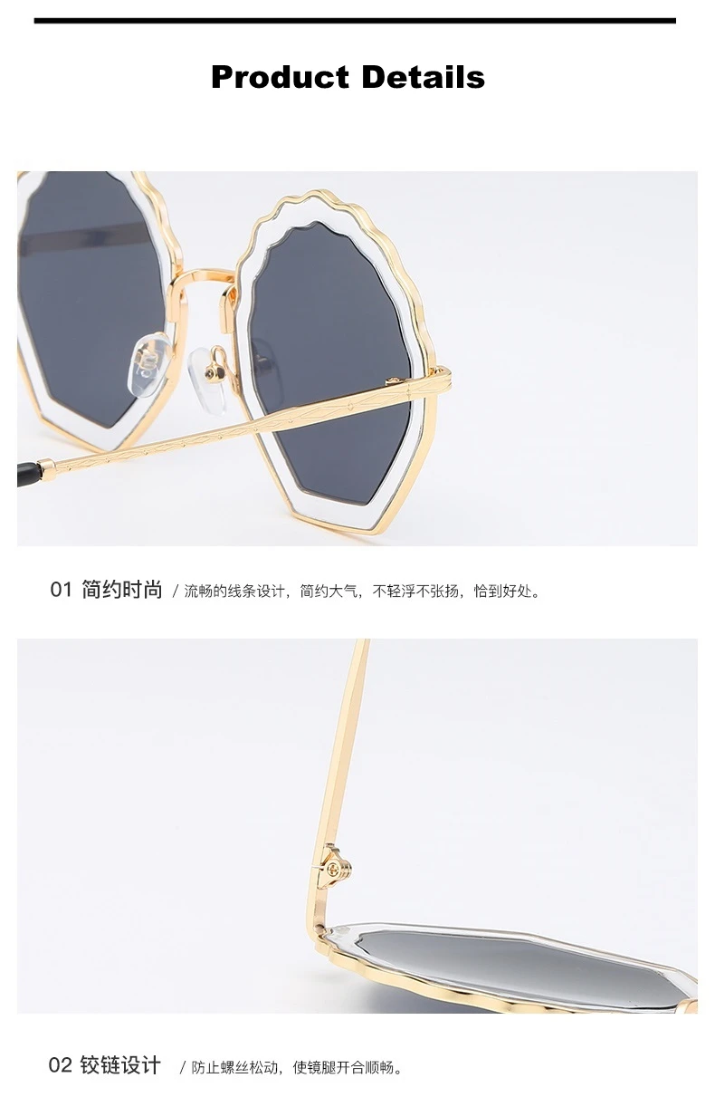 2019 Солнцезащитные очки женские круглые солнцезащитные уличная мода трендовые