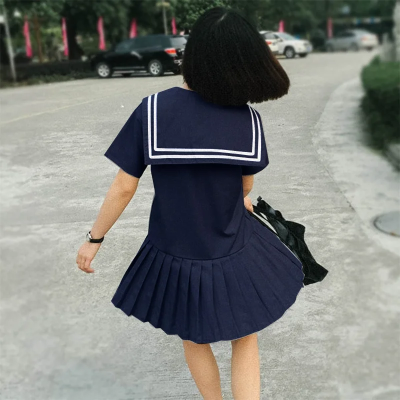 Harajuku японский Мори девушка летнее Плиссированное милое платье для женщин
