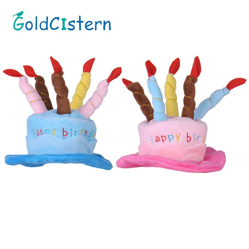 Высококачественная шапка на день рождения для щенка белые кашемировые шапки