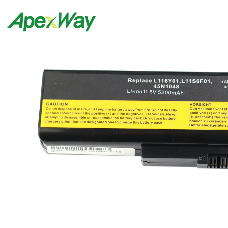 11,1 V ноутбук Батарея для LENOVO Y480 L11L6Y01 L11L6F01 L11L6R01 L11M6Y01 L11N6R01 L11N6Y01 L11P6R01 L11S6F01 L11S6Y01 45N1048