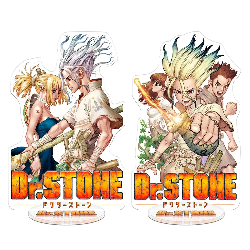 Красочные Аниме фигурки Dr.STONE игрушка двухсторонняя пластиковая