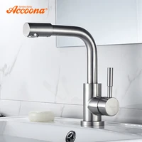 accoona basin faucet stainless steel 304 right angle basin faucets mixers sink tap wall faucet modern hot and cold water a9690 2