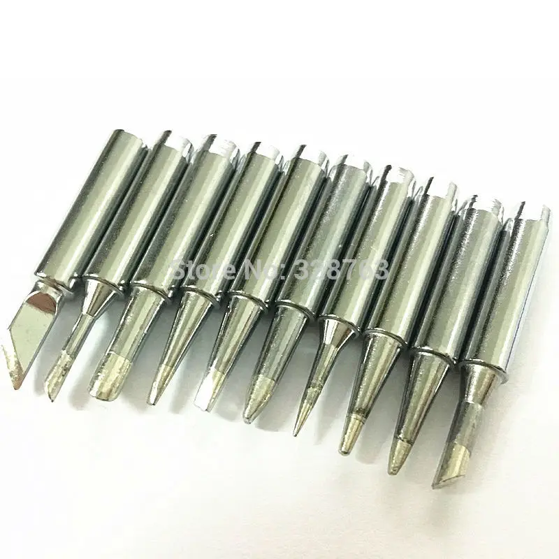 

10 pcs/set 900M-T high quality Solder Tip Soldering Bits welding head Iron Tip for 936 soldering rework station Free shipping