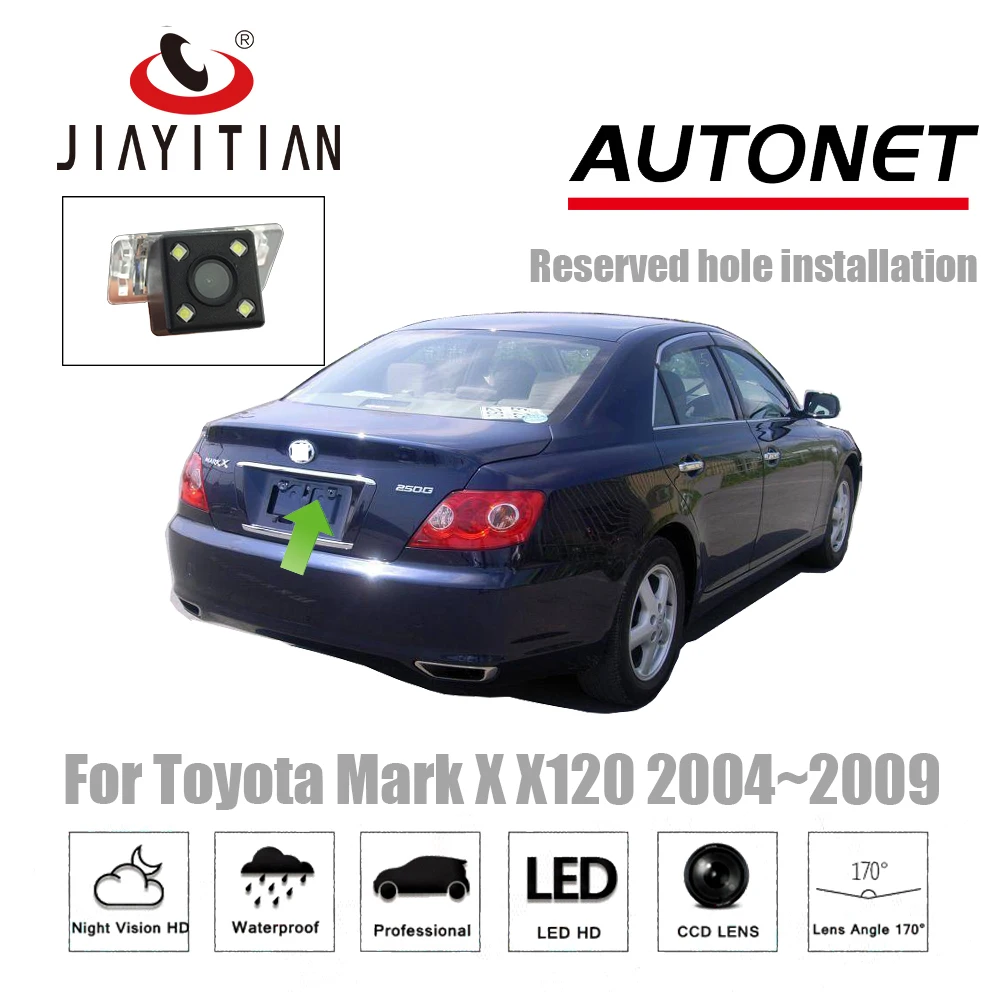 Фото JiaYiTian камера заднего вида для Toyota Mark X RIZE 2004 ~ 2009 X120CCD, камера ночного видения/заднего вида/резервная камера/парковочная помощь №2