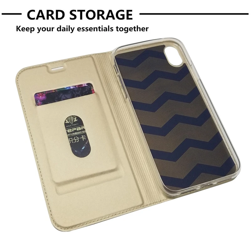 For iphone XS Case Leather Magnetism Flip Cover Max Plain Protection Phone Cases XR | Мобильные телефоны и аксессуары