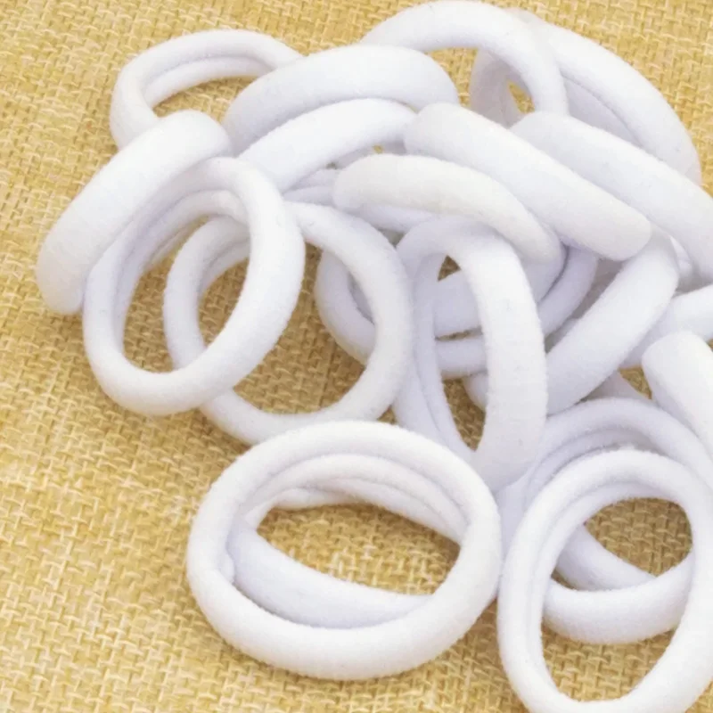 

200 Pcs/Lot Mix Colors Elastic Rubber Bands Rope Girl Kids Ponytail Holder Accessories Scrunchy Hair Ties