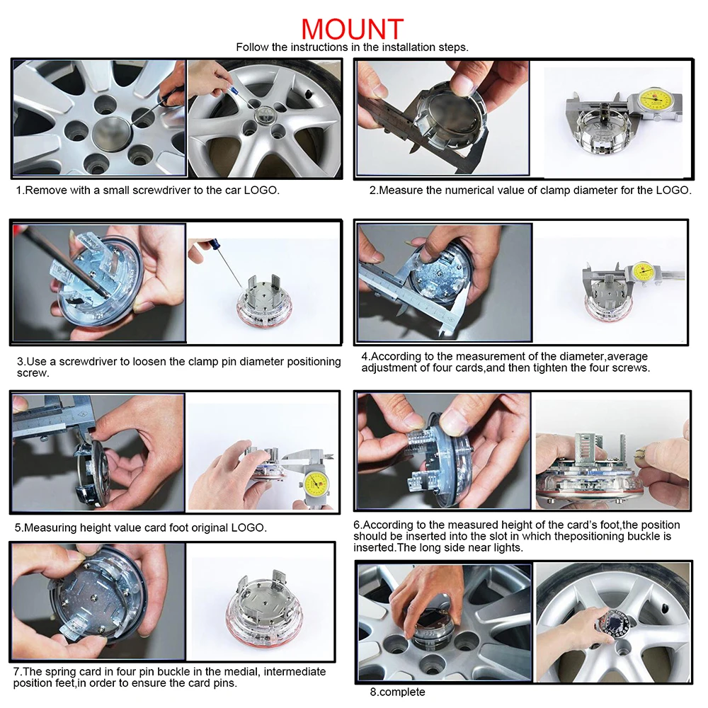 Украшение для автомобильных шин GEETANS 4 шт./лот декоративная лампа на солнечной