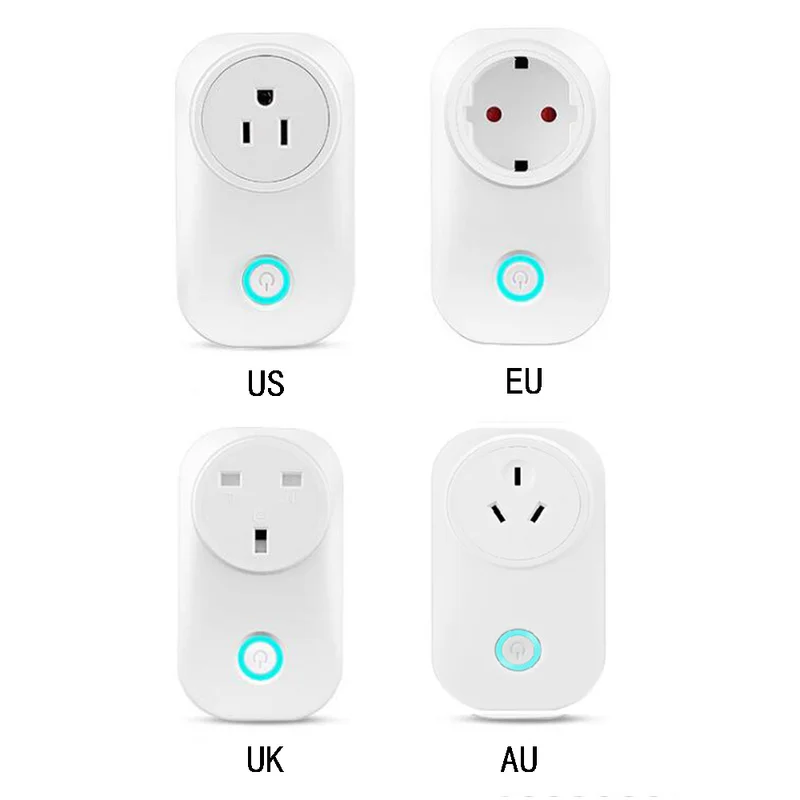 Умная розетка с беспроводным WIFI пультом дистанционного управления Голосовое