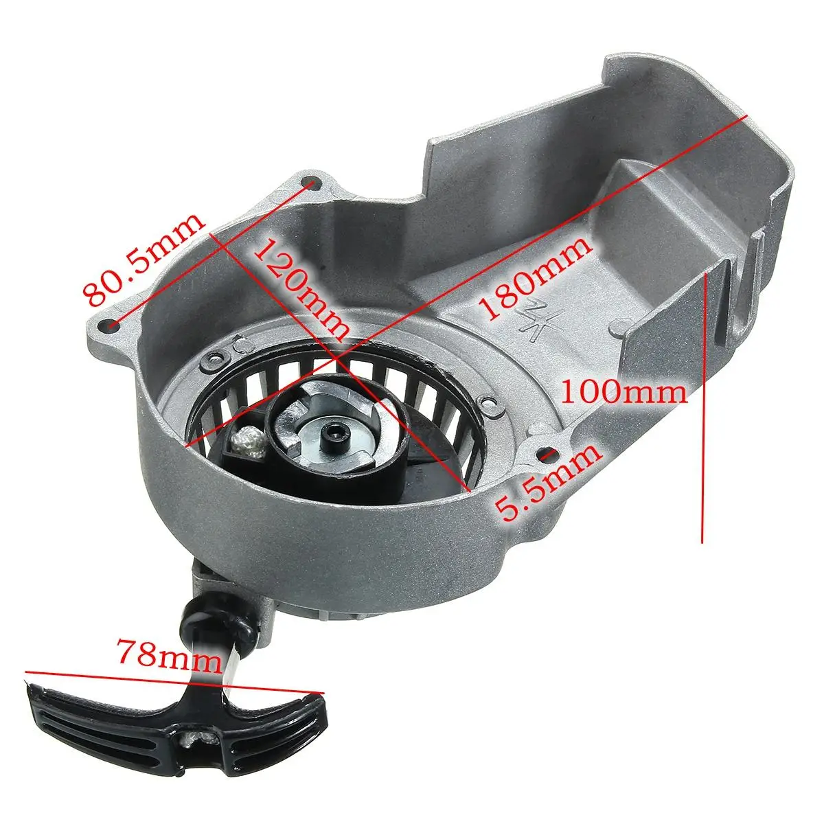 

Motorcycle Pull Start Pull Starter with Flywheel For 2 Stroke 47cc 49cc Mini Moto Scooter Dirt Pit Bike ATV Quad