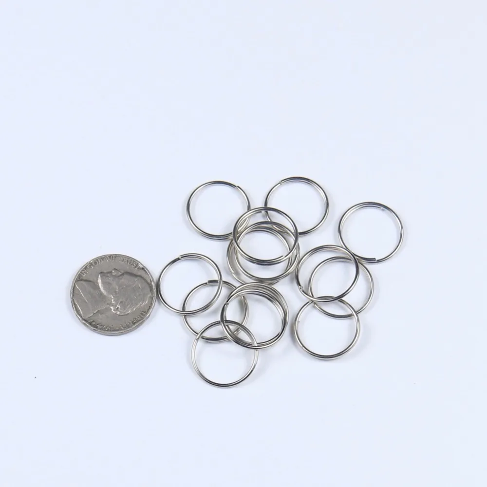 100PC/Llot 11MM Silver Plated Steel round Rings Chandelier Crystal Golden Connector Pendant Ring Bead Curtain Accessories | Лампы и