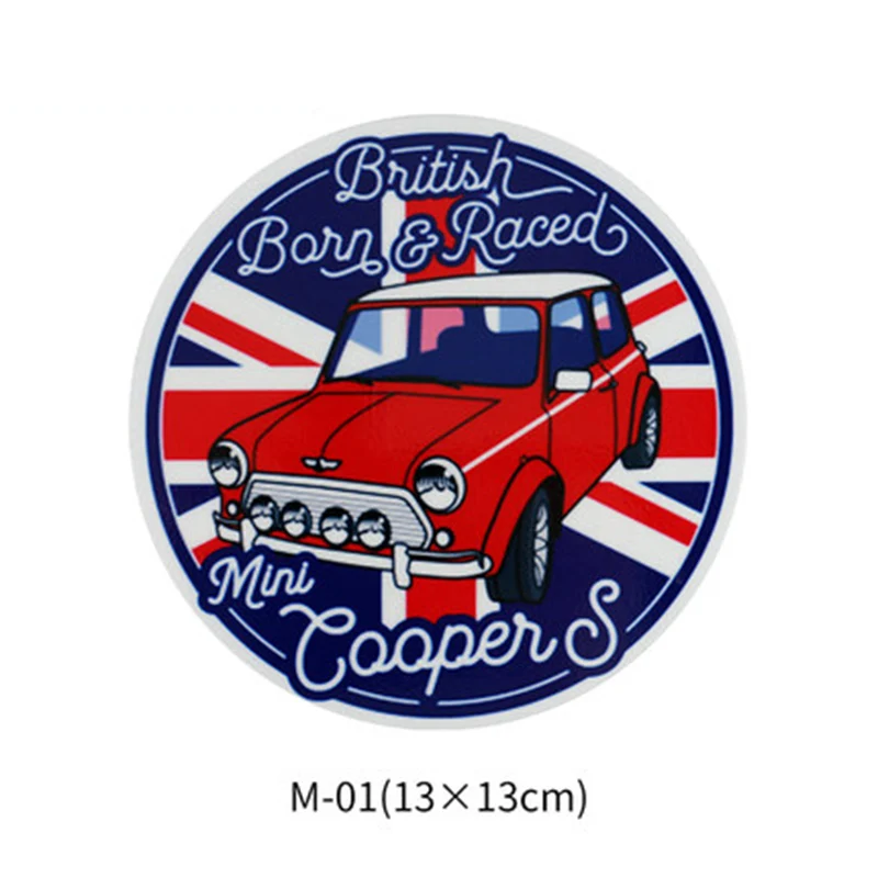 M-01 Мода Юнион Джек наклейки Декор окна для Mini Cooper One земляк F55 F56 R55 R56 R60 F60 аксессуары для стайлинга автомобилей - Название цвета: M-01